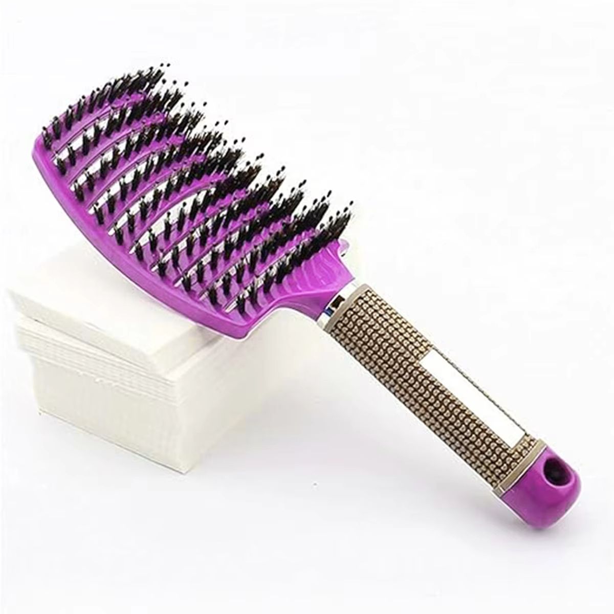 SmoothDetangle Boar & Nylon Scalp Massage Hair Brush