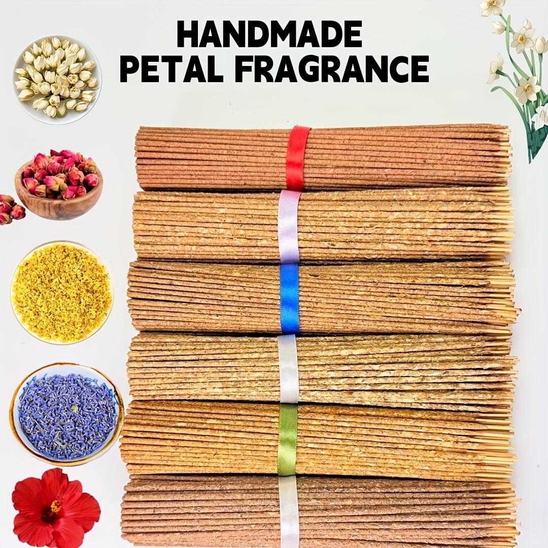 Natural Petal Fragrance Handmade for Yoga Meditation Long-Lasting Home Air Purification