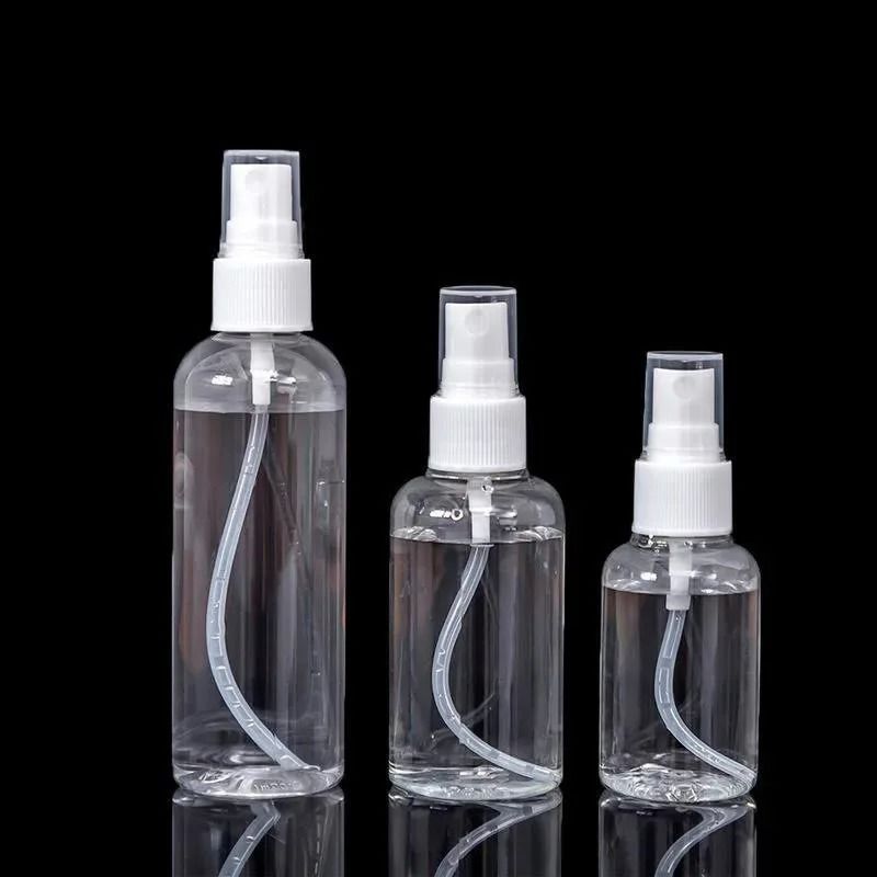 Mini Refillable Spray Bottle Set Transparent Travel Water Sprayers