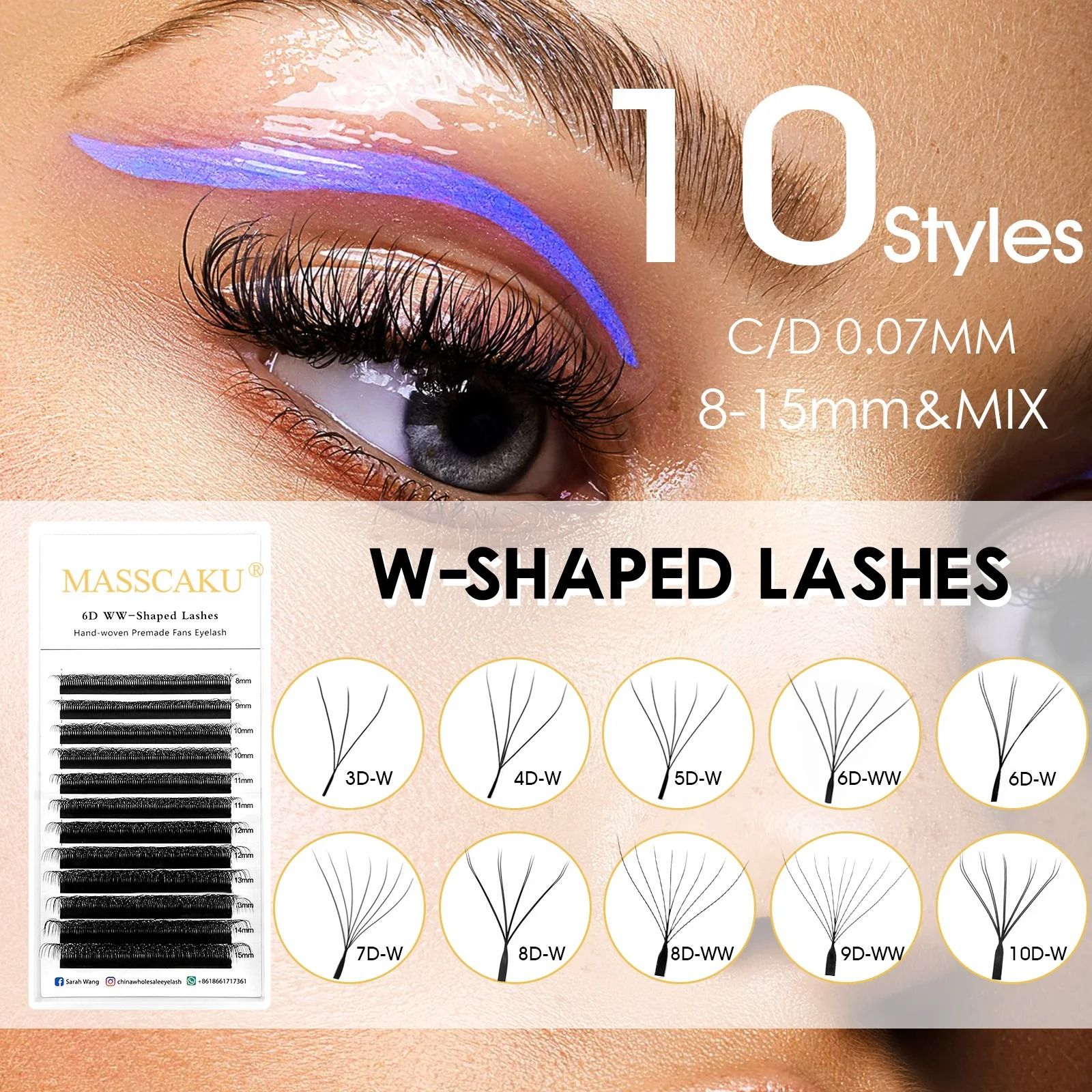 Multi Dimensional Premium W Shaped Lash Series