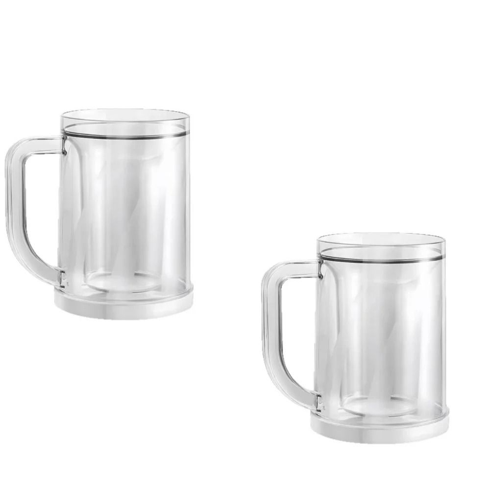 Summer Double Layer Refrigerated Ice Cup Large Capacity Beverage Mug