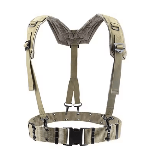 Mens Y-Shaped Adjustable Outdoor Belt – Mountaineering Shoulder & Chest Support Strap