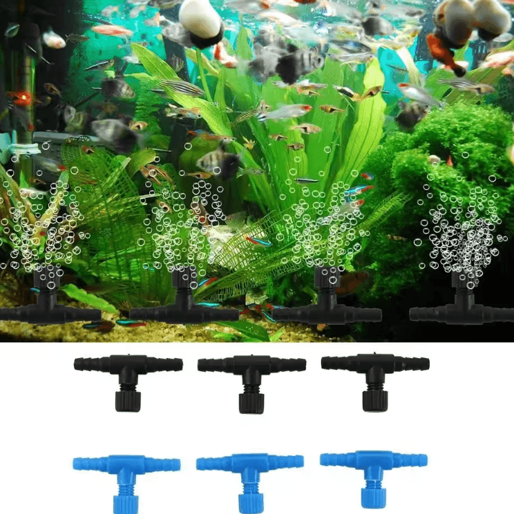 Adjustable Aquarium Air Line Control Valve Set for Precise Oxygen Flow
