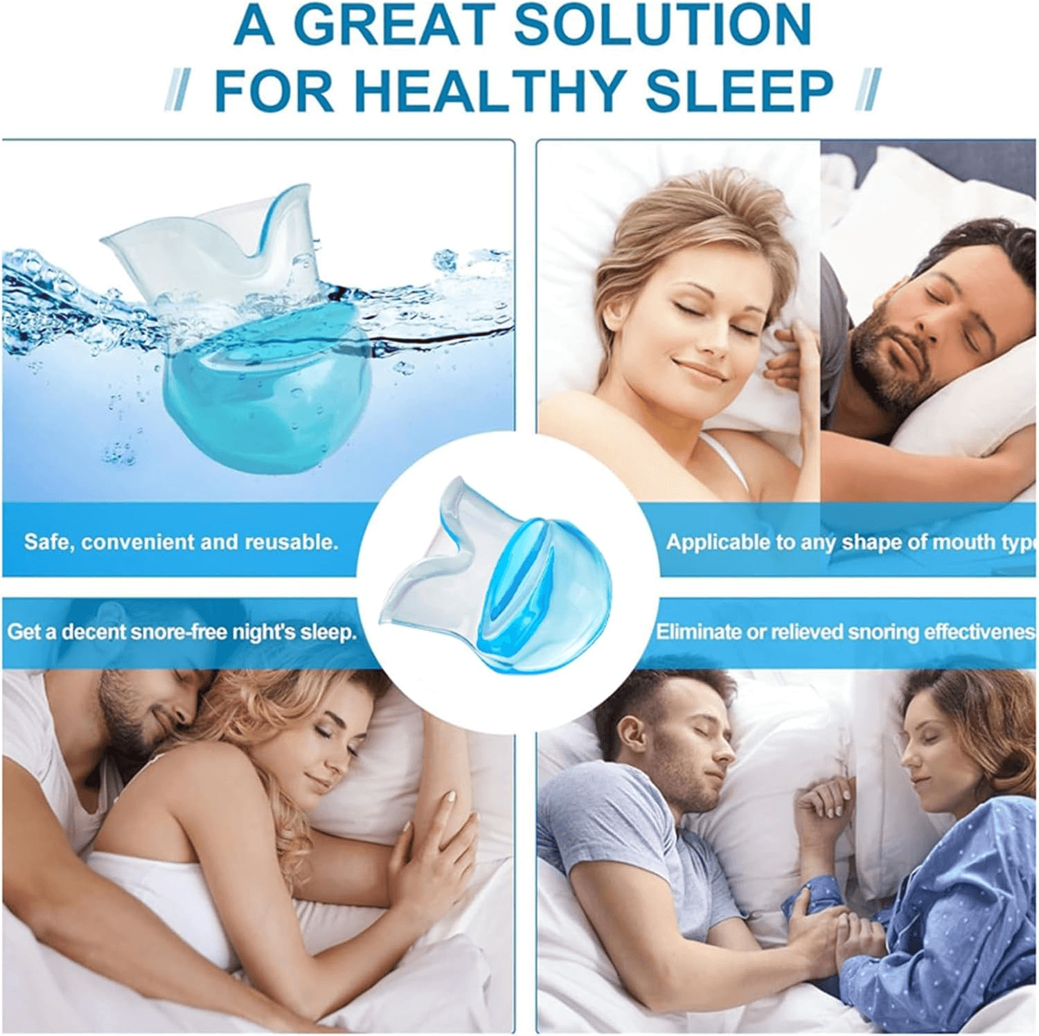 Medical Anti-Snore Device - Stop Snoring & Sleep Comfortably