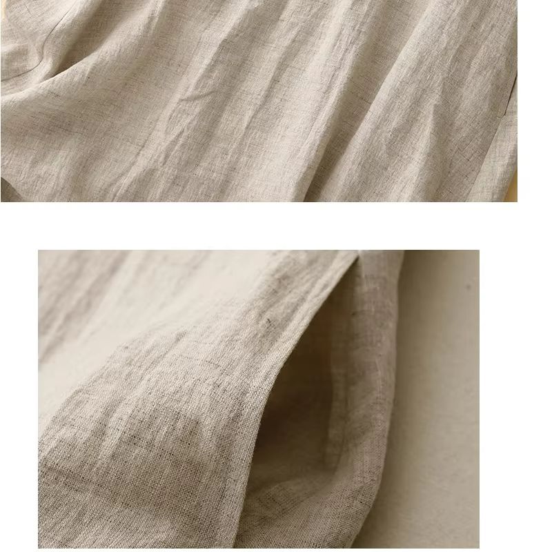 LinenEase Japanese-Inspired Cotton-Linen Sundress