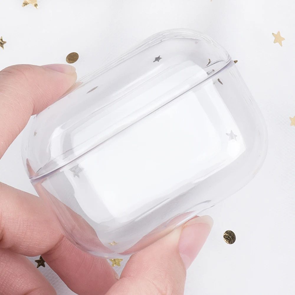 Crystal Clear Hard PC Case for AirPods (Pro 2/Pro/3/2/1) – Slim Scratch-Shield Protective Cover