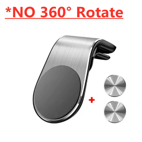 Universal Magnetic Air Vent Car Phone Holder – Compact GPS Smartphone Mount