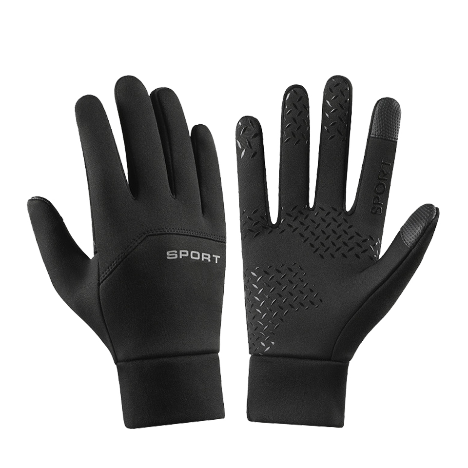 GTUBIKE Winter Warm Cycling Waterproof Gloves, Windproof Touchscreen Driving Ski, Non-slip Motorcycle Gear