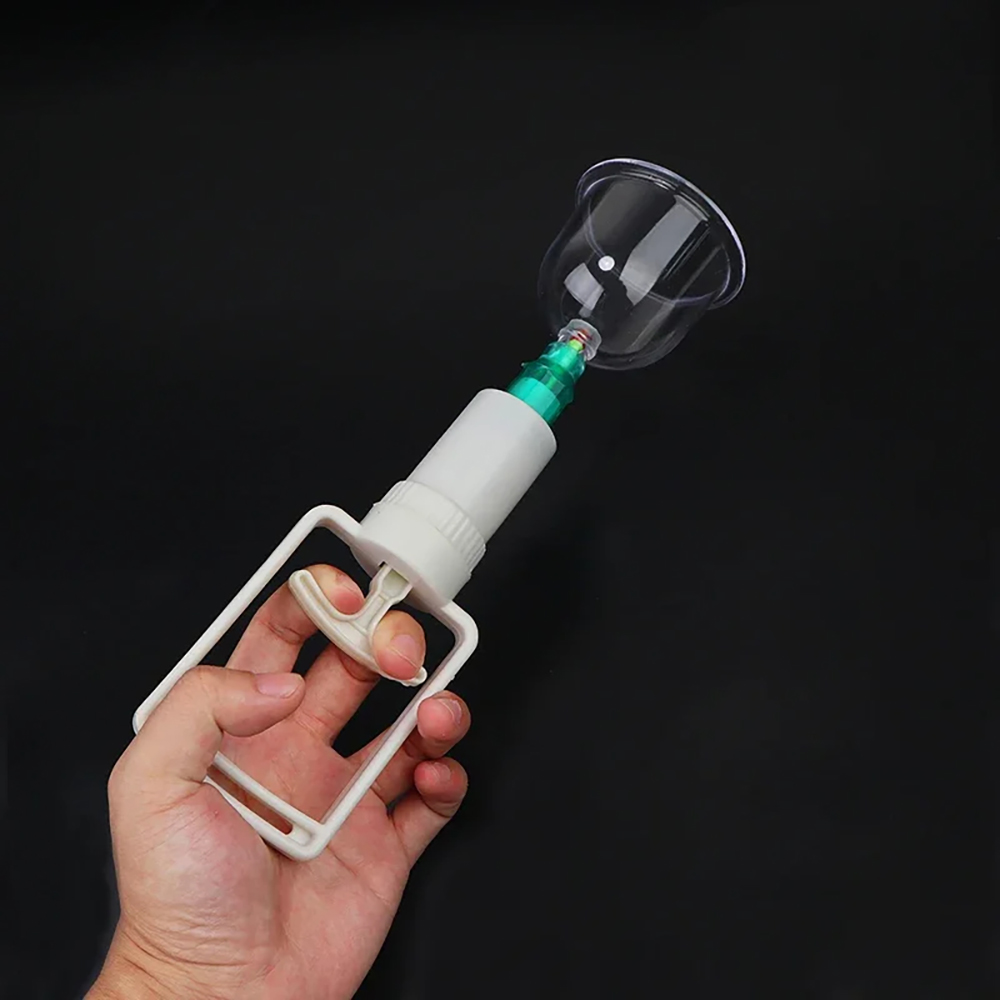 6 Suction Cups Massage Kit, Vacuum Pump Gun, Body Therapy, Anti-Cellulite, Detox