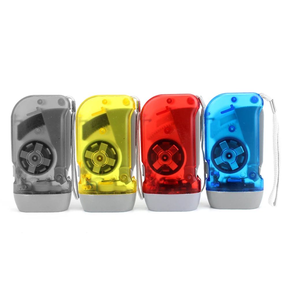 Hand Press Dynamo LED Emergency Flashlight