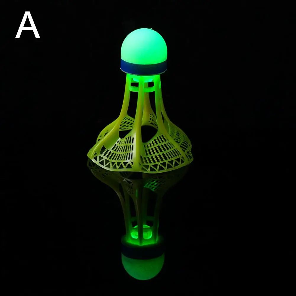 LED Glow Badminton Shuttlecocks Set