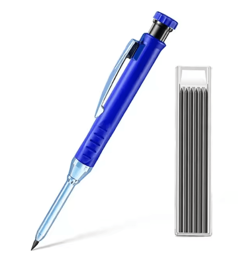 2.8mm Carpenter Mechanical Pencil Set – Long Head Marking Tool with Sharpener