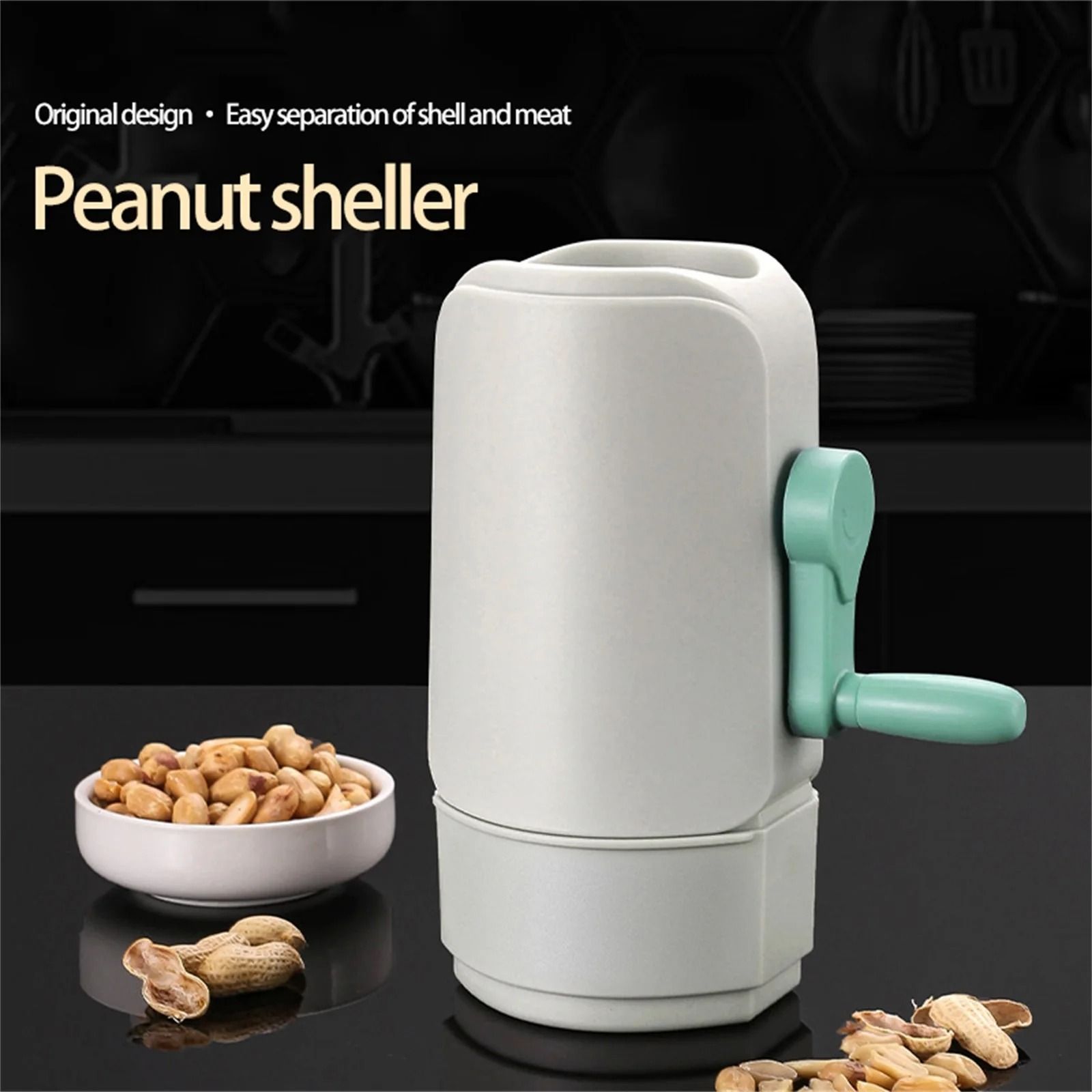 Automatic Food-Grade Peanut Sheller – Efficient Peeler and Opener – High-Yield Nut De-Shelling Kitchen Gadget Hub