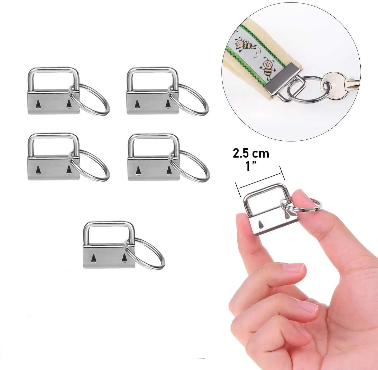Professional Keychain Tail Clip Hardware Set