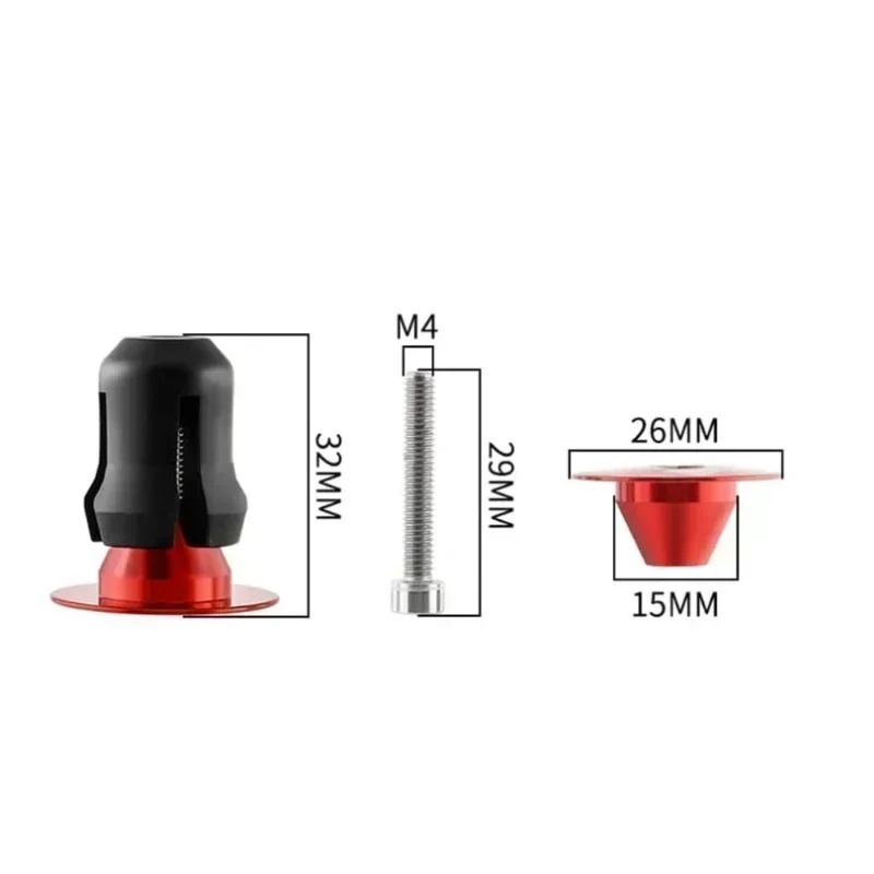 Expanding Aluminum Alloy Bicycle Bar End Plugs (2PCS)
