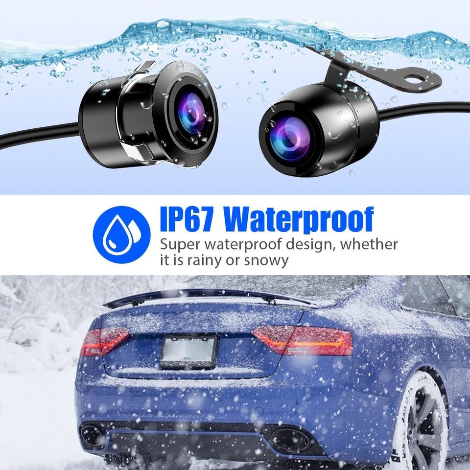 Car Backup Camera with Night Vision Front/Rear View Parking Camera