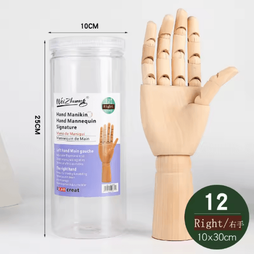 Wooden Artist Mannequin Set – Adjustable Drawing Mannequin Model with Gift Box