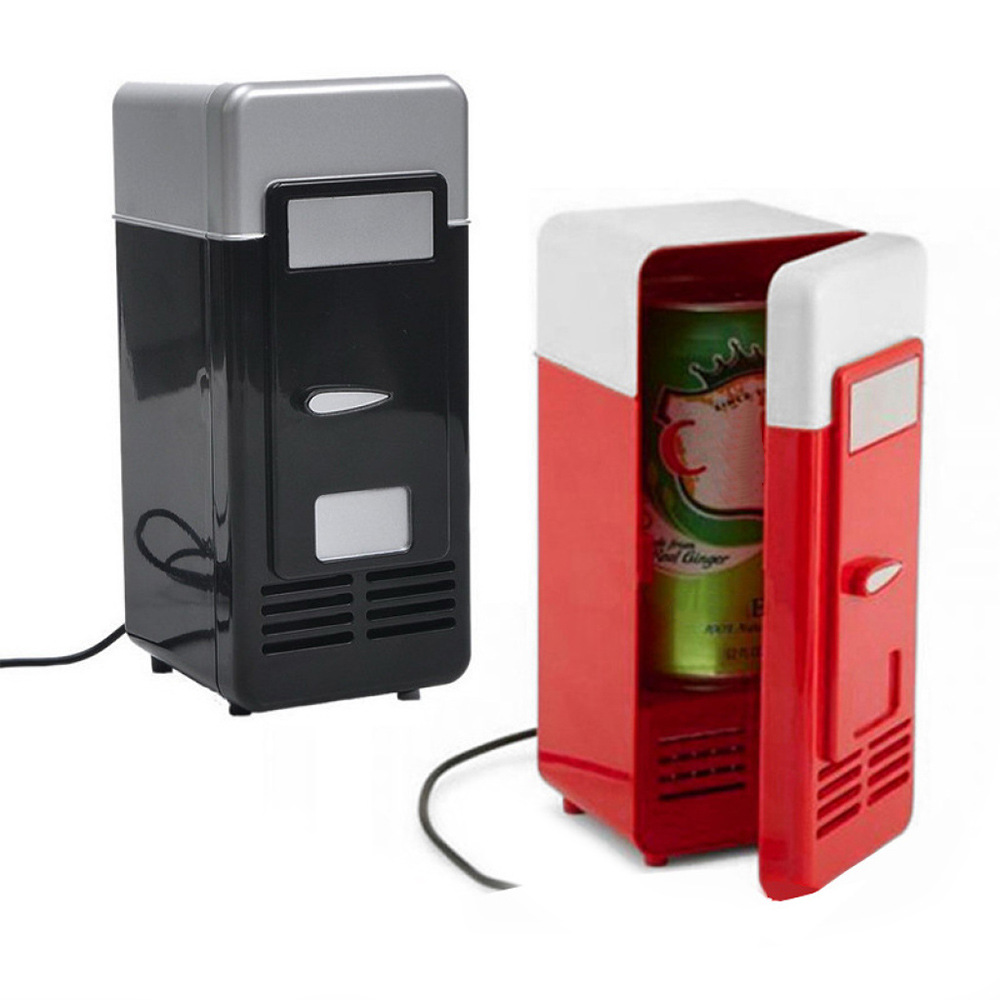 Portable USB Refrigerator, Mini Beverage Cooler, Drink Cans Warmer, Laptop Car PC Cooler