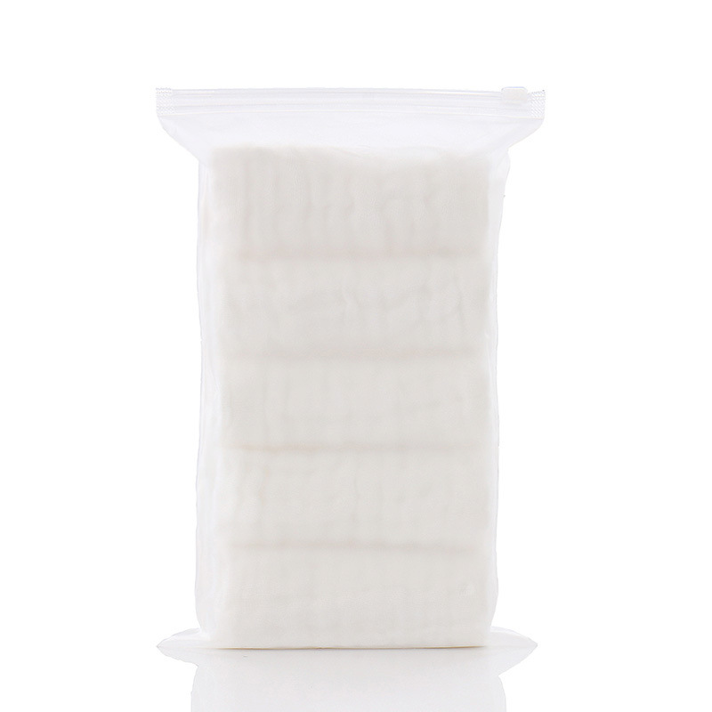 Soft Baby Towels Muslin Layers Cotton Face Towel Handkerchief Bathing Wipe Burp Cloth