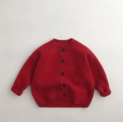 FestiveKnit Kids Christmas Cardigan – Cozy Kids Knit Sweater Winter Jacket