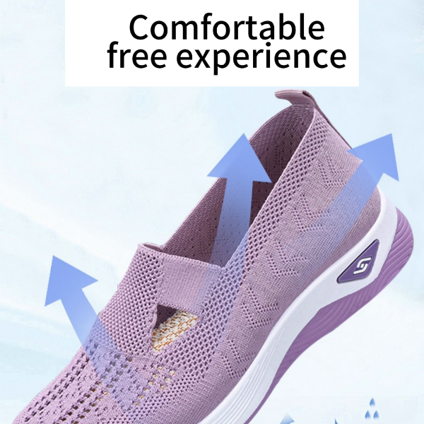 Breathable Knit Women Sneakers Lightweight Casual Summer Walking Shoes