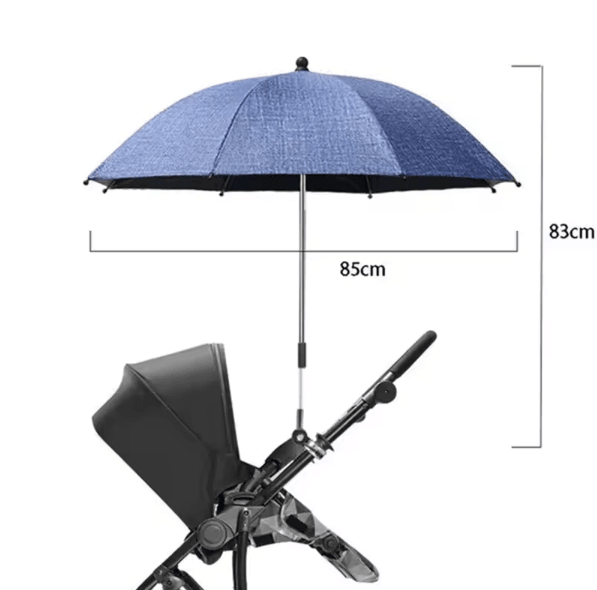 SunGuard Universal Baby Stroller Umbrella with Clamp & UV Protection
