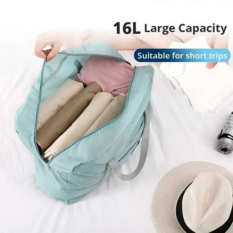 Foldable Travel Duffel Bag 2 Pack Carry On and Weekender Bag