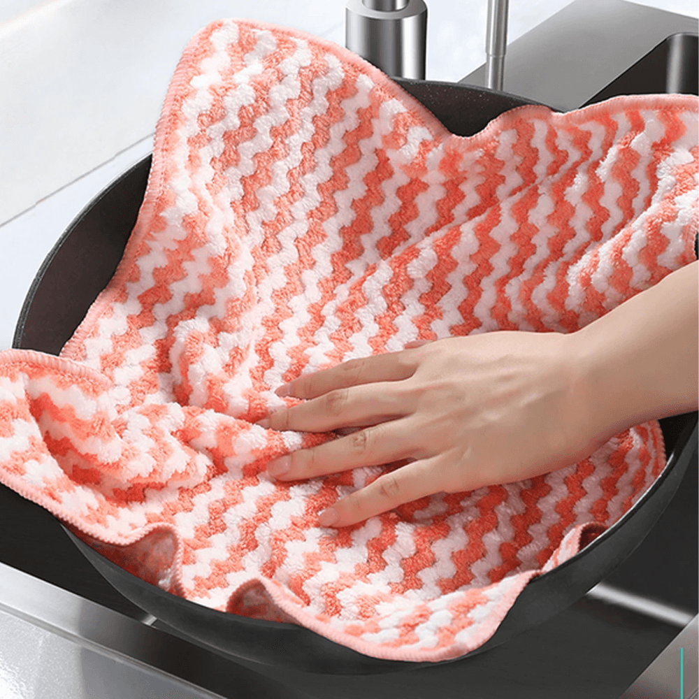 Microfiber Cleaning Rag Set Of 5