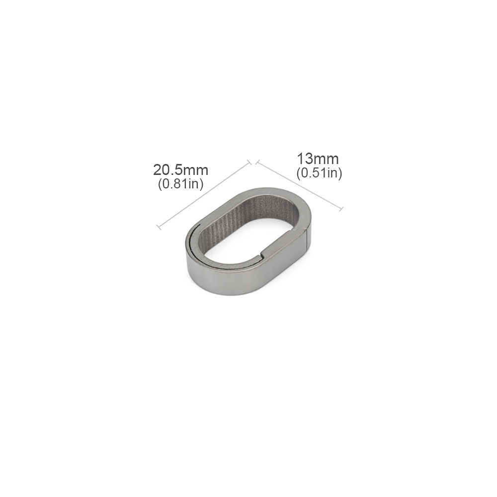 Titanium EDC Keychain Clip Mini Buckle Carabiner Lightweight Key Ring Tool