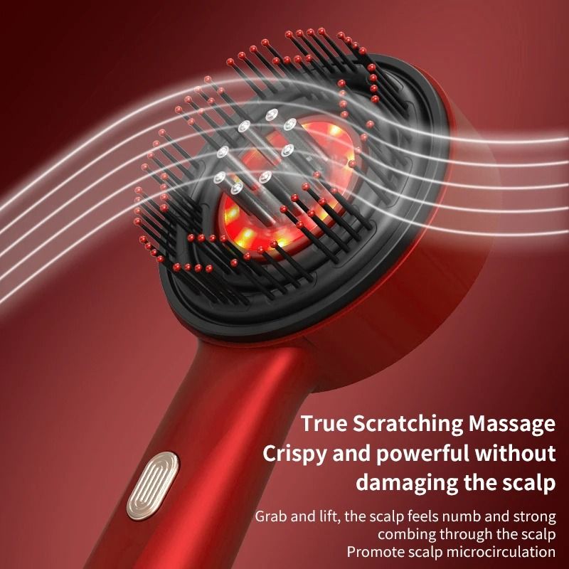 Electric Infrared Hair Regrowth & Scalp Massage Brush