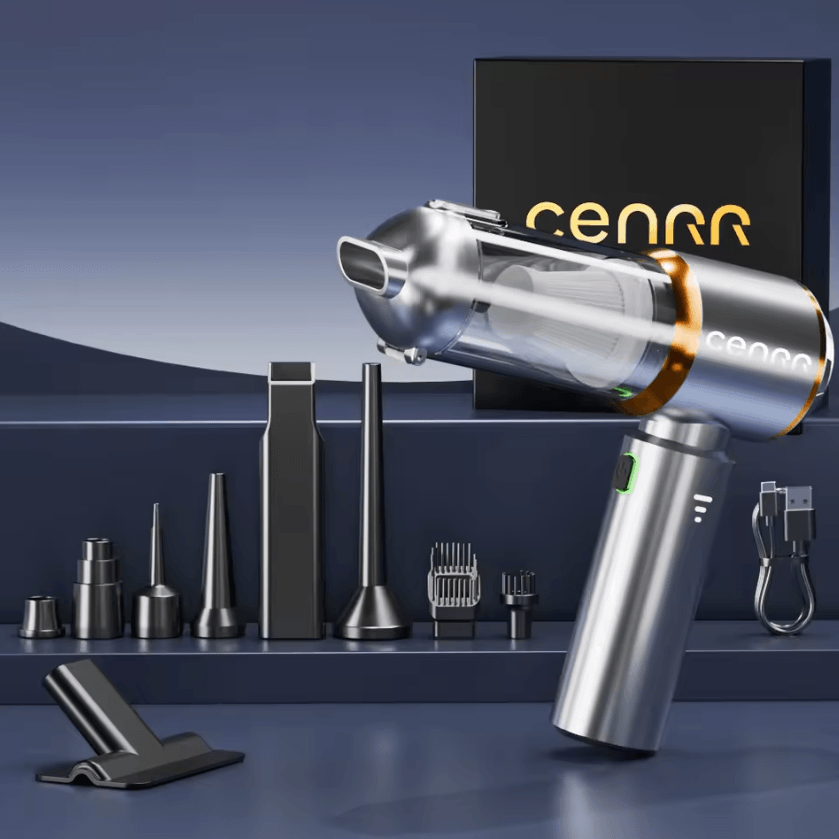 CENRR Mini Powerful Cordless Car Vacuum Cleaner 998000PA Portable Handheld Vacuum Cleaner Strong Suction Blower