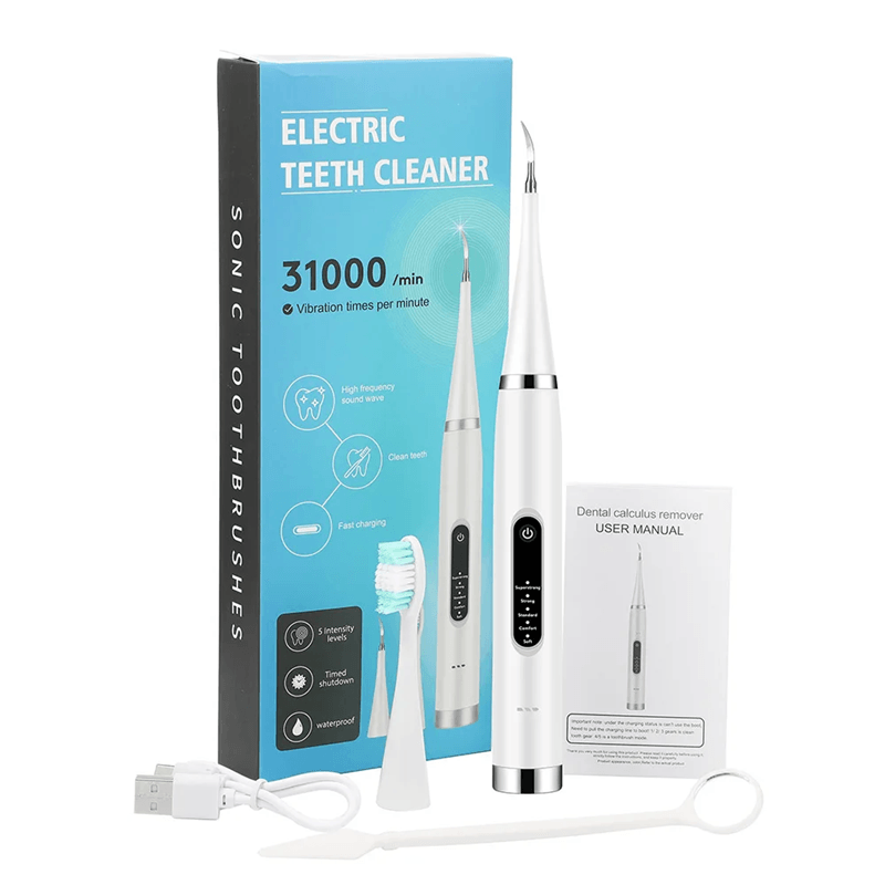 Sonic Electric Toothbrush Whitening and Tartar Removal Kit