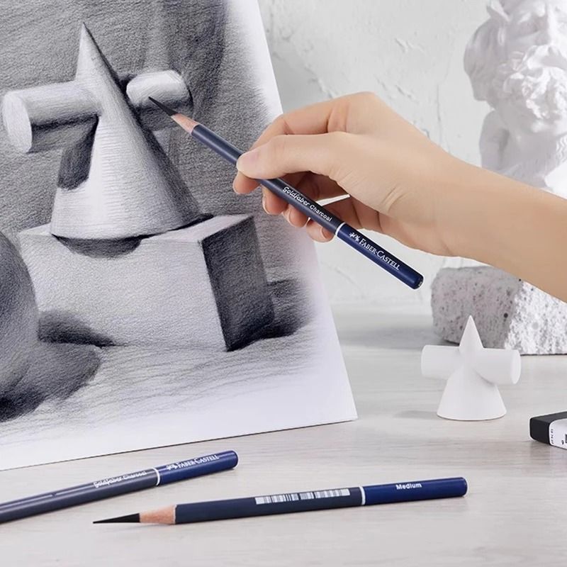 Faber-Castell Goldfaber Professional Sketching Charcoal Pencils - Artisan Grade