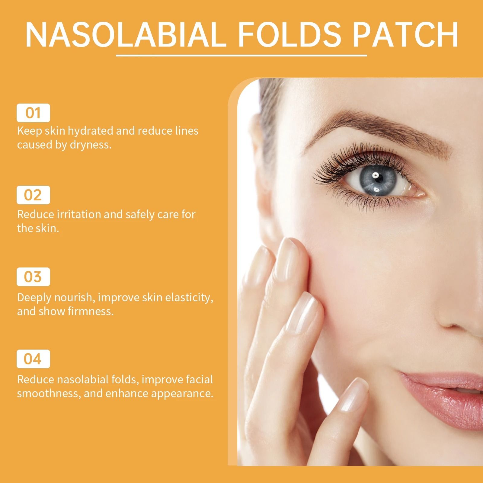 Nasolabial Fold Patch for Hydrating and Smoothing Daily Skincare