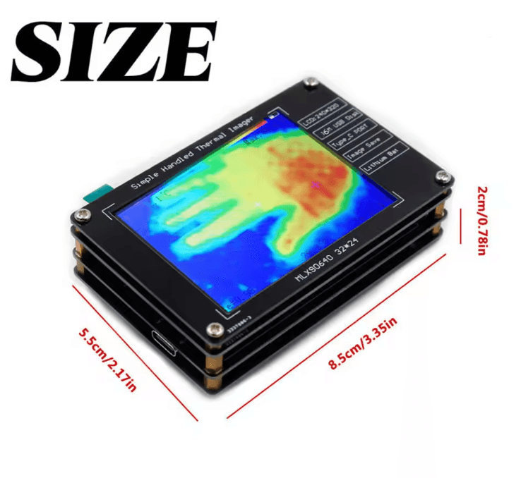 ThermalSight 32x24 Thermal Infrared Camera MLX90640 Module