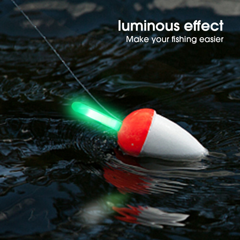 Outdoor Firefly Luminous Rod Light, Fluorescent Floating Fishing Rod Dark Light