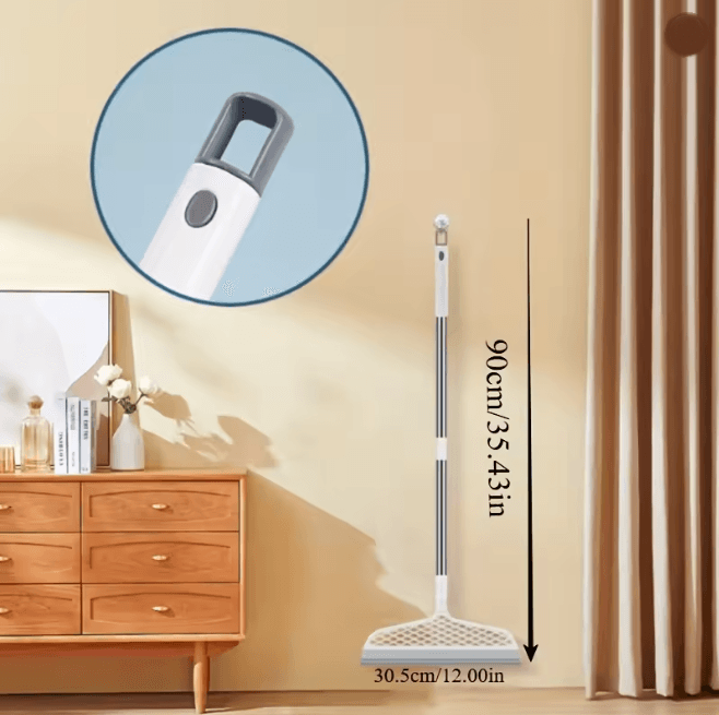 FlexSweep Magic Silicone Broom Double Sided Scraper with Detachable Head