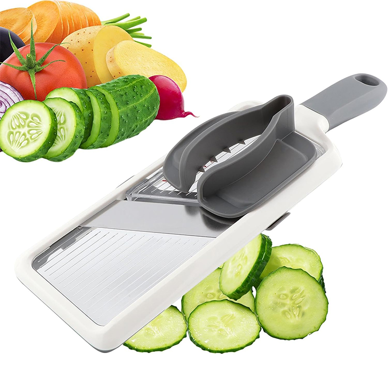 Multi Handheld Mandoline Slicer with Adjustable Stainless Steel Blade – Effortless Veggie, Fruit & Cheese Chopper