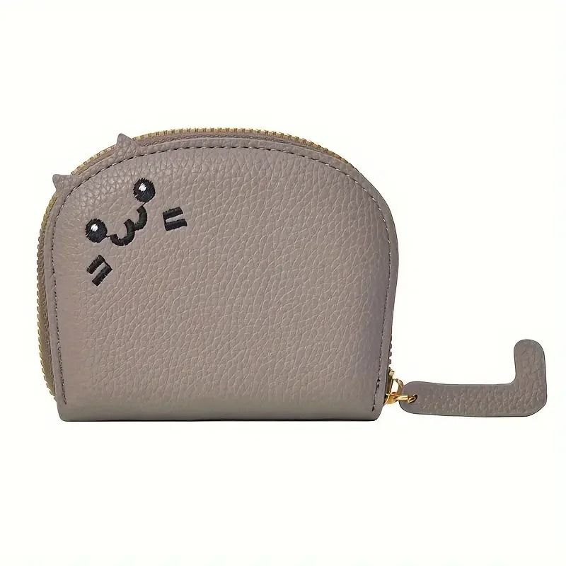 Cat Shaped Wallet Cute Women Card Holder Multi Slot Coin Purse