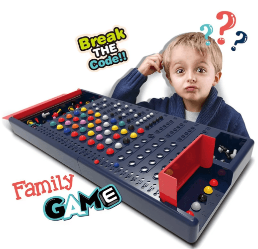 Secret Code Strategy Board Game – Multiplayer Interactive Code Breaking Party Game
