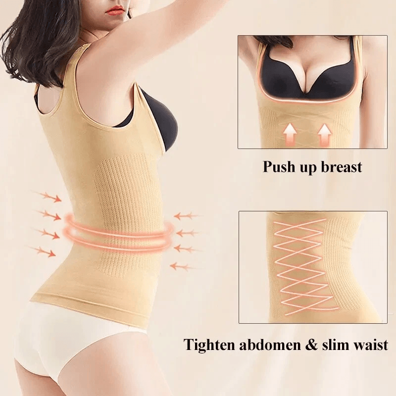 Women Tummy Control Camisole Body Shaper Cami Shaper Tank Top Slimming Seamless Undergarment for Shaping and Smoothing