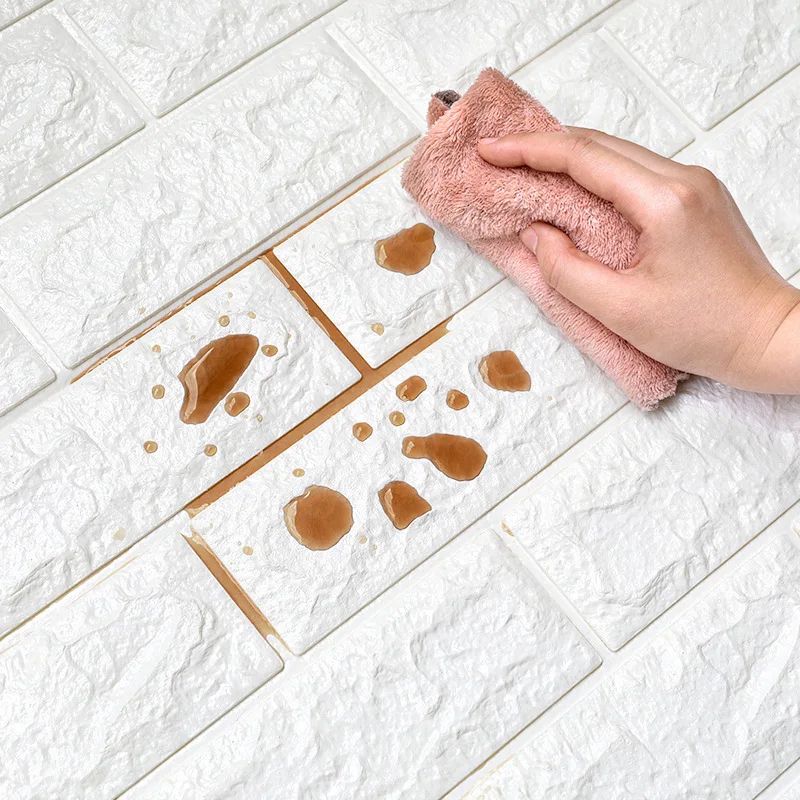3D Brick Wall Sticker Set Self Adhesive Panels