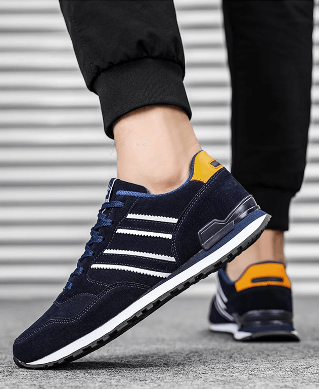 UrbanStep Mens Casual Leather Sneakers