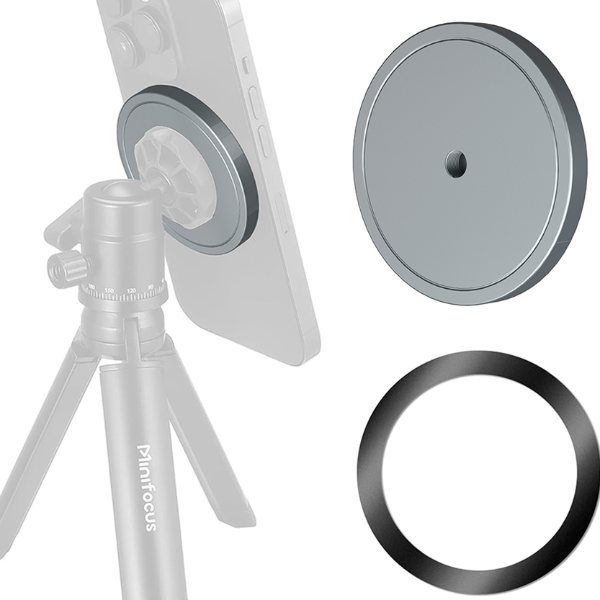 Mount for MagSafe, Magnetic Tripod Adapter for iPhone Max/Mini, Compact and Lightweight Case Cover
