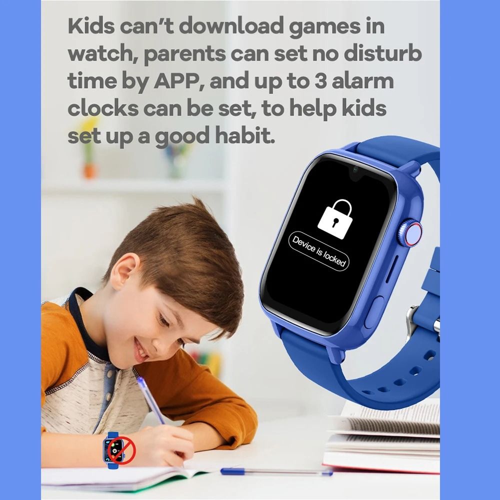 4G Kids GPS Safety & Communication Smartwatch