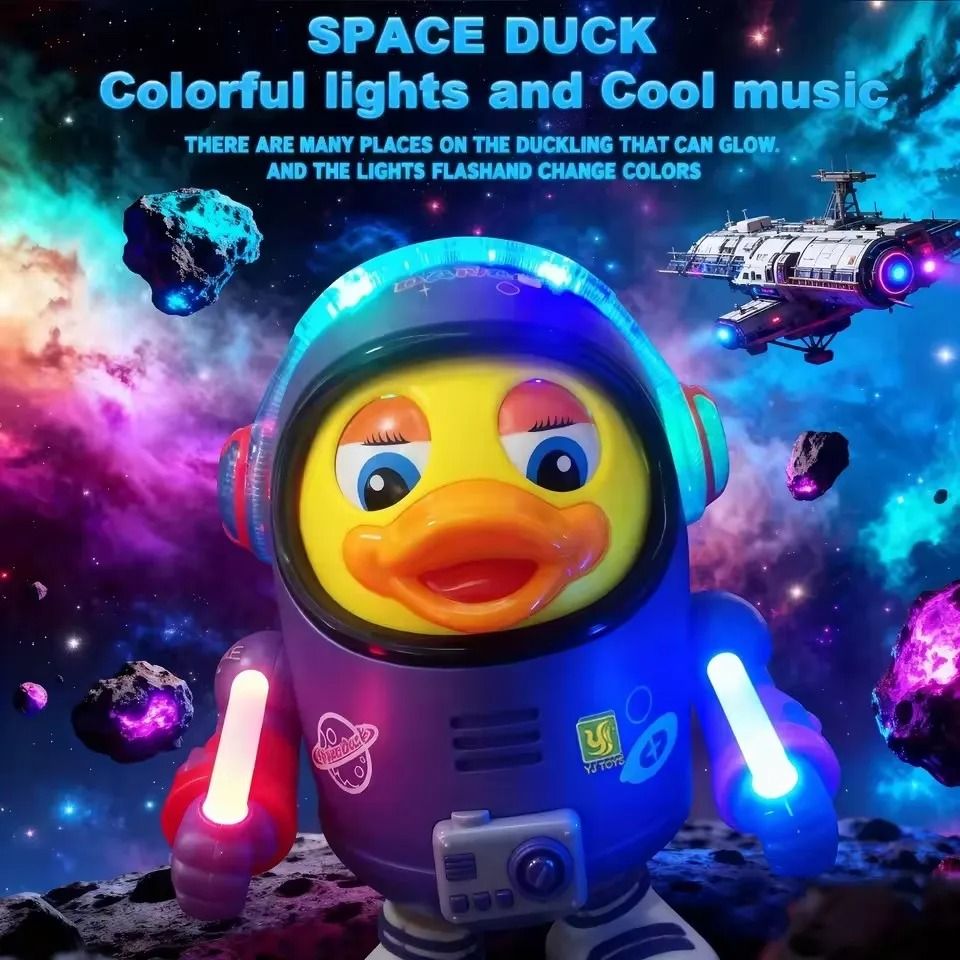 Musical Dancing Duck Toy Electric Light Up Interactive Baby Toy