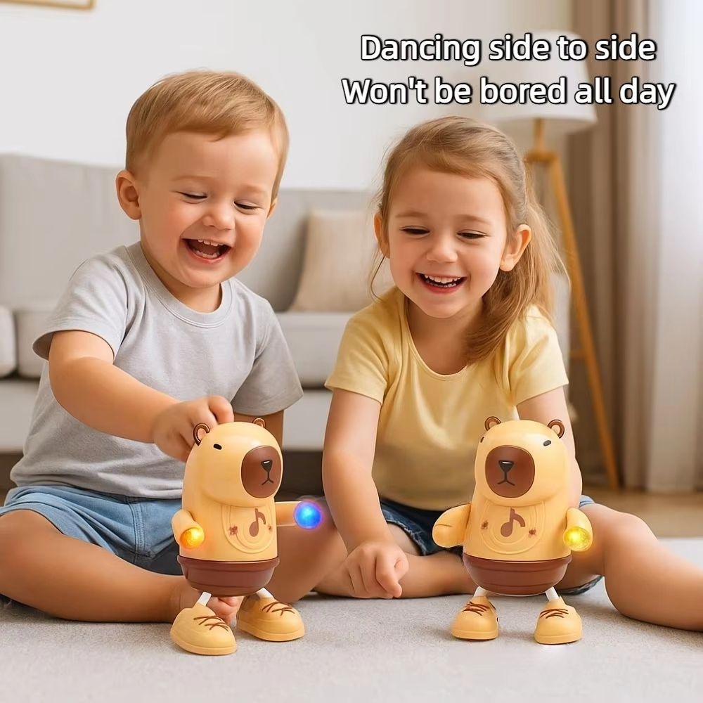 CapyBoogie Electric Dancing Capybara Toy with Music and Lights
