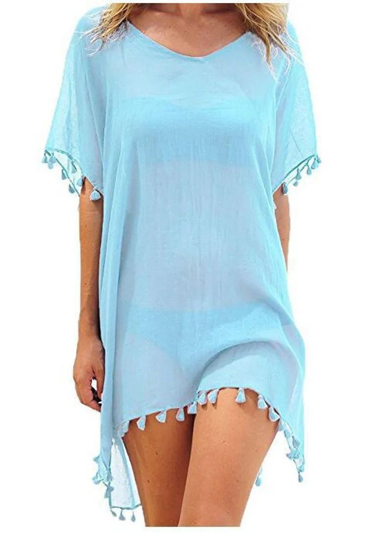 Women Summer Lace Crochet Beach Cover Up