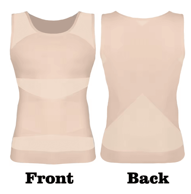 Mens Compression Shirt Slimming Undershirt Tummy Control Tank Top Shapewear