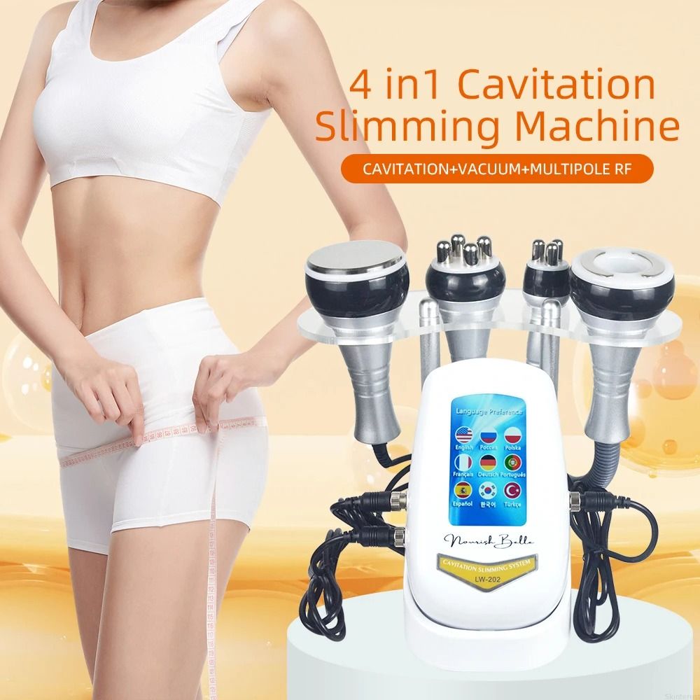Cavitation Slimming Machine with 40K Ultrasound and Multi-Head Massage